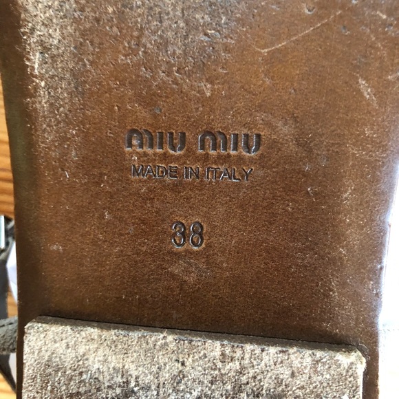 Miu Miu lace up thong sandals - Picture 6 of 6